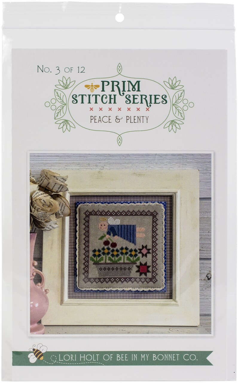 It's Sew Emma Cross Stitch Pattern-Prim Series, Pattern 3